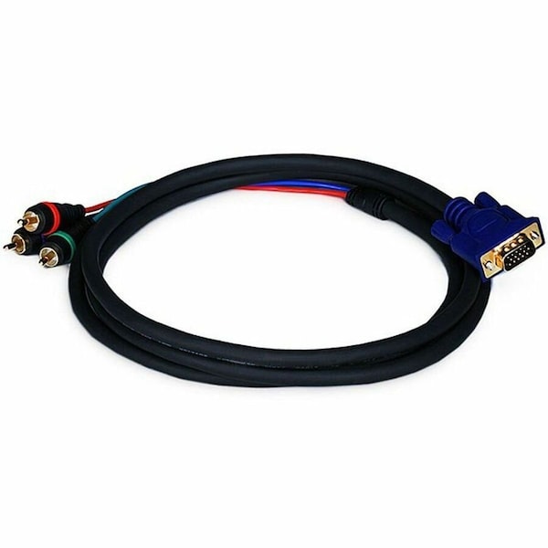 Monoprice VGA TO 3 RCA CPNT VIDEO CABLE 6FT 2170 - main