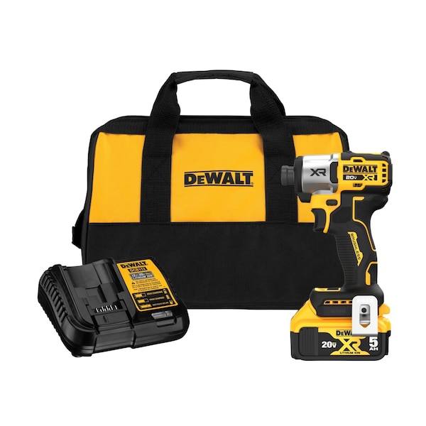 Dewalt Impact Driver Kit, 3400 RPM, 20 V DC DCF845P1 - main