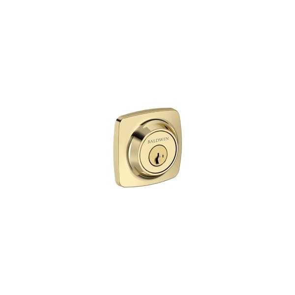 Baldwin Residential Deadbolts Single Cylinder Reversible Non-Lacquered Brass SCSSD031SMC - main