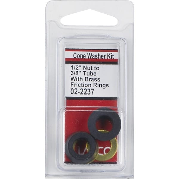 Westlake Pipe & Fittings 5/8'' Faucet Washer for 3/8'' Supply Tube 2/1/2237 - main