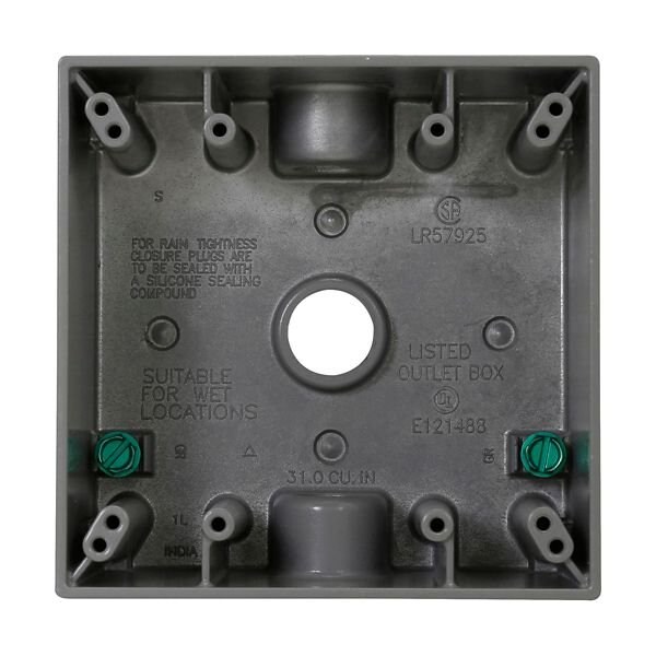 Crouse-Hinds Eaton Crouse-Hinds series weatherproof outlet box, 10PK TP7086 - main