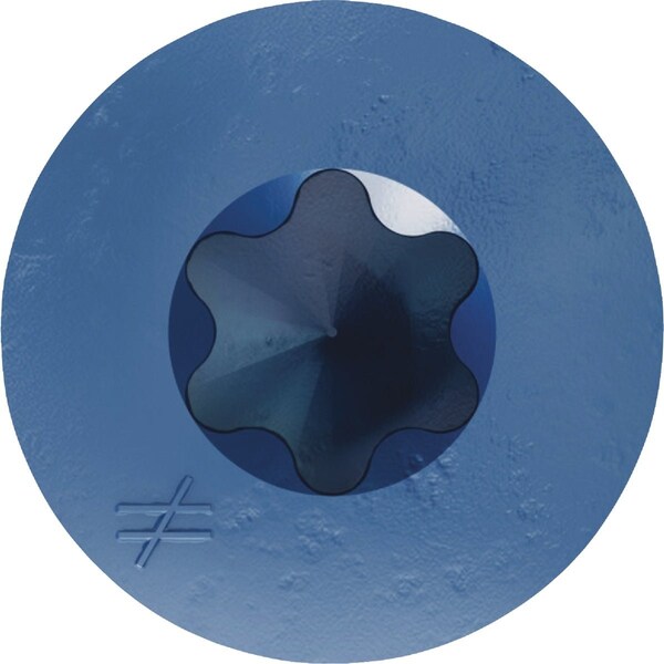 Simpson Strong-Tie Titen Turbo 1/4''x3-3/4'' T25 Flat-Head Concrete & Masonry Screw Blue, 25 Ct. TNT25334TFC25 - main