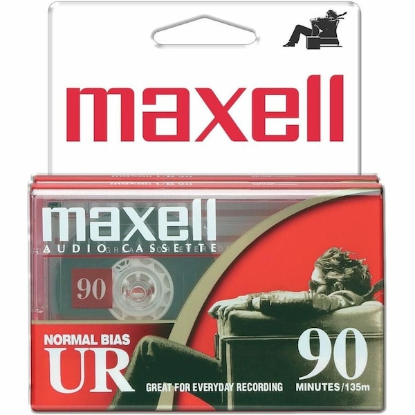 Maxell UR 90 Audio Cassette - 2 x 90Minute - Normal Bias 108527 - main