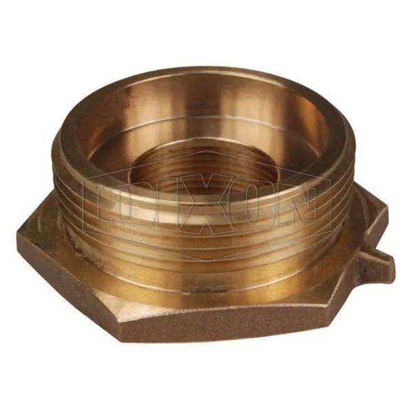 Dixon The Right Connection Domestic Hex Nipple, 2-1/2 in, FNST x MNPT, Cast Brass, Domestic FM25F25T-D - main