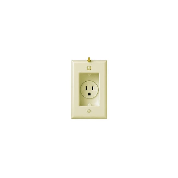 Pass & Seymour 15A IVY ClockReceptacle S3713ICC3 - main