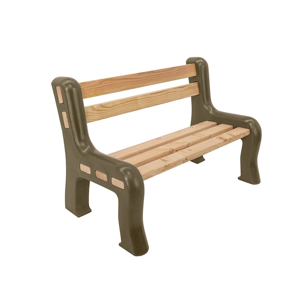 Good Ideas Bench Ends - Make Your Own Outdoor Bench - Khaki Granite BENCHEND-KGR - main