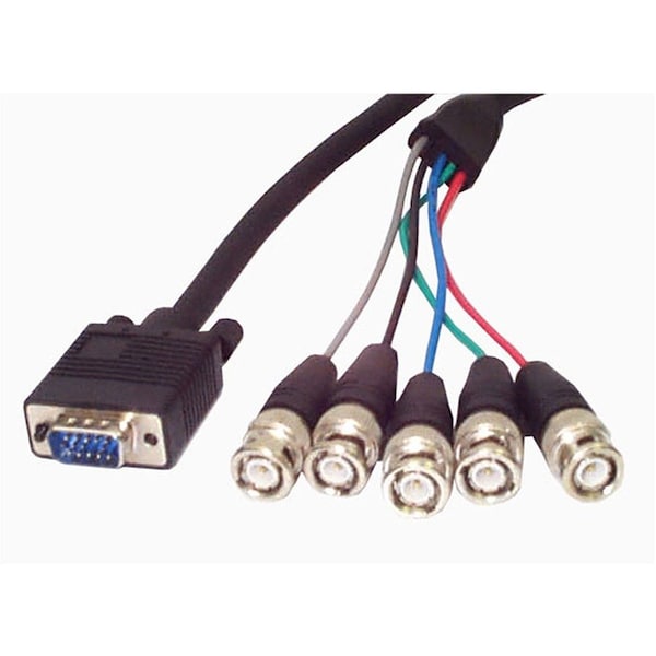 Startech.Com VGA Monitor cable - coax - HD-15 (M) - BNC (M) - 6 ft VGABNC5 - main