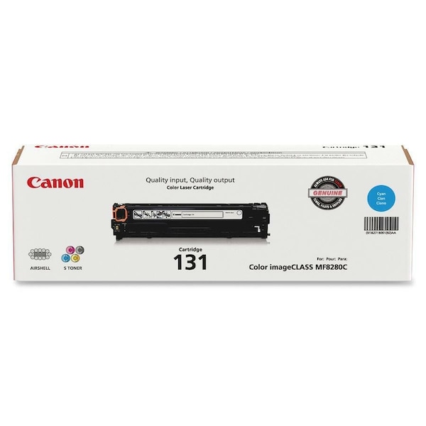 Canon Cartridge, Laser, 131, Cyn CRTDG131C - main
