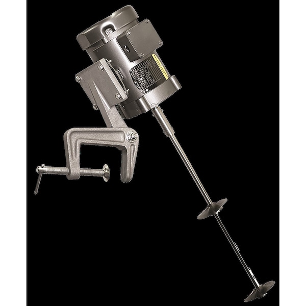 Filter Pump PM Drum/Tank Mixer, Clamp, 28 in length for 100 gal tank, 1 CPS, 1/4 HP, 115V, 1-PH, 316 SS PM-1/4SC-3-28-1 - main