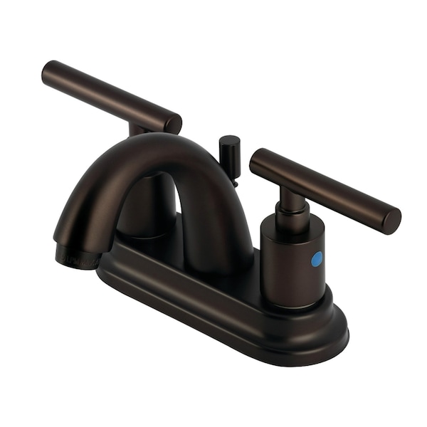 Kingston Brass Double-Handle 4" Centerset Bathroom Faucet with Pop-Up Drain, Oil Rubbed Bronze FB5615CML - main