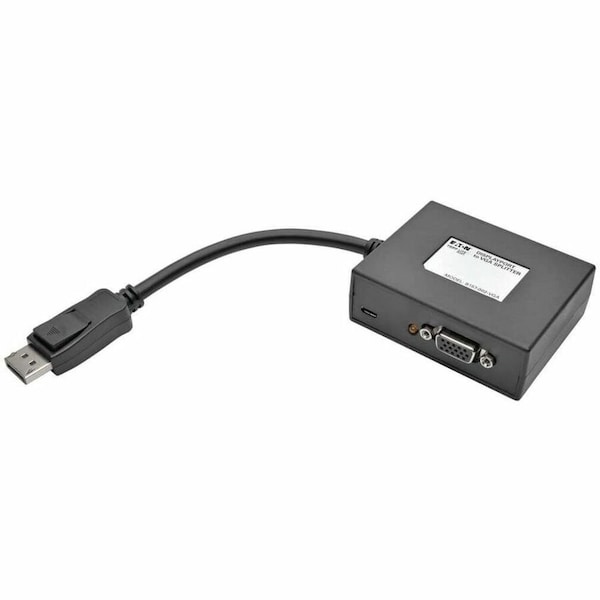 Tripp Lite 2-PORT DISPLAYPORT TO VGA SPLITTER 1920X1080 1080P 60HZ TAA B157-002-VGA - main