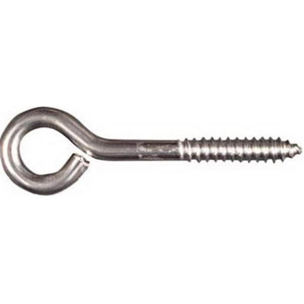 Eat-In N220-798 0.31 x 4 in. Stainless Steel Lag Screw Eye EA799095 - main