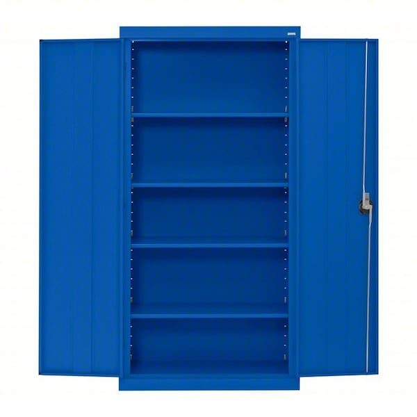 Sandusky Shelf Cabinet, 72 in H, 36 in W, 18 in D, Recessed, Three-Point Locking, 4 Shelves EA4R361872-06 - main