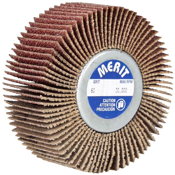 Merit Super Finish Mini Flap Wheel 3 x 1/2 x 1 08834135002 - main