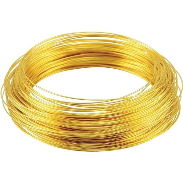 Hillman Utility Wire, 75 ft L, 22 Gauge, Brass 50152 - main