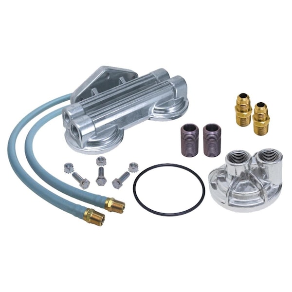 Track Usa 1220 Dual Oil Filter Relocation Kit for Buick, Cadillac & Pontiac V8 TR3604610 - main