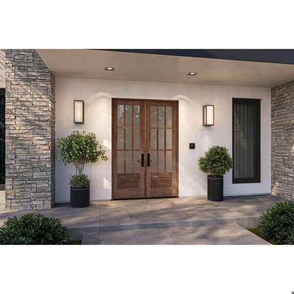 Doornmore G7509, 66.5" x 98" ( 2x32" Door) Left Hand, Mahogany SDL 9 Lite, 3/4 Lite Exterior Door G7509-SW-3296_2_LI - main