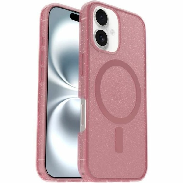 Otterbox Symmetry Clear Magsafe Case For Apple Iphone 16, Foxberry Pink 77-96383 - main
