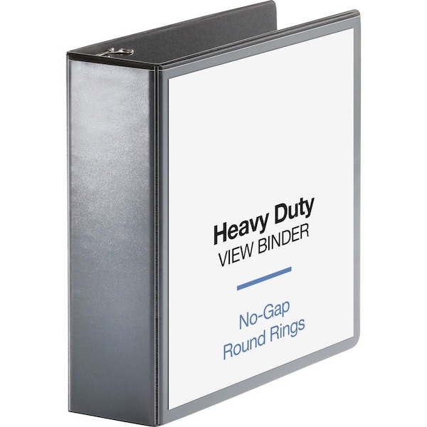 Business Source Heavyduty View Binder, Black BSN19750 - main