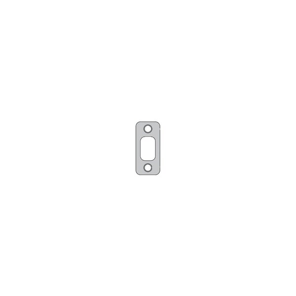 Kwikset Deadbolt Strike, Satin Nickel 85063-15 - main