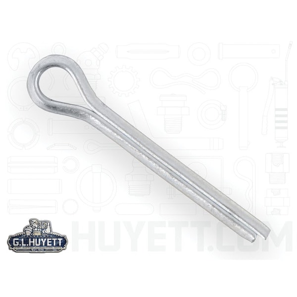 Huyett Cotter Pin, Zinc Plated Carbon Steel, 0.062 in Dia x 0.500 in Effective Length CP-062-0500 - main