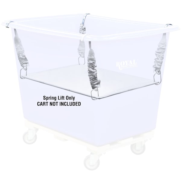 Royal Basket Trucks Cube Truck Spring Lift Kit, White G14-WWX-PSN - main