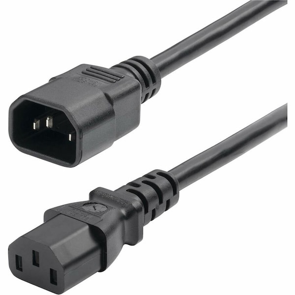 Startech.Com 2ft Power Extension Cord, IEC 60320 C14 to C13 PDU Power Cord, 10A 250V 8713-8200-POWER-CORD - main