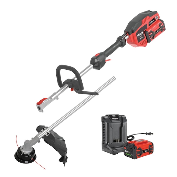 Prorun 60V Cordless Attachment Capable Powerhead + String Trimmer Kit with 2.5 Ah Battery and Charger PMC160S - main