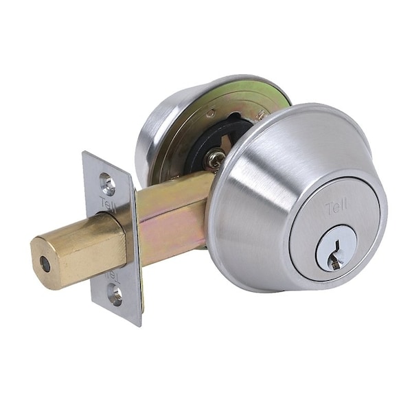 Tell Deadbolt, 238 x 234 in Backset, SCC Keyway CL100056 - main