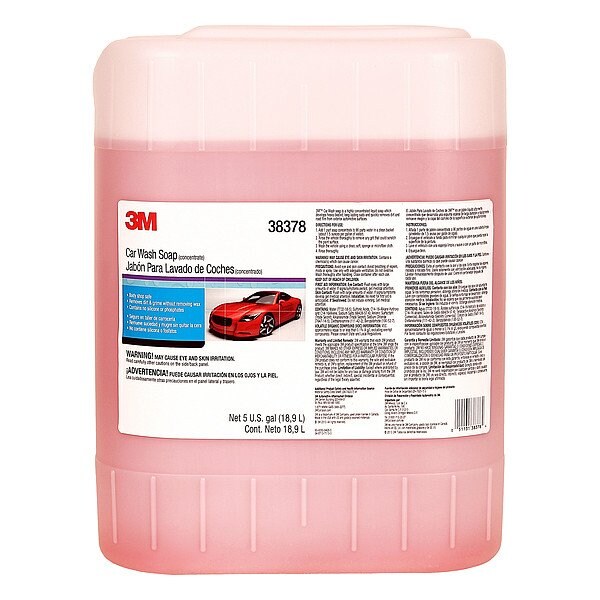 3M Car Wash Soap, Truck and Trailer Wash, 5 gal, Butyl-Free 38378 - main
