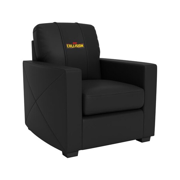 Dreamseat Silver Club Chair with All Elite Wrestling Collision Color Logo XZ7759002CHCDBK-PSAEW0001 - main