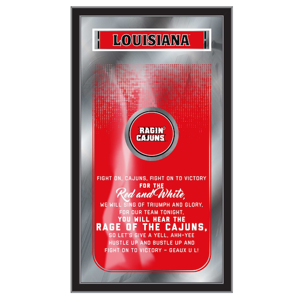 Holland Bar Stool Co Louisiana-Lafayette 26" x 15" Fight Song Mirror MFghtLA-Laf - main