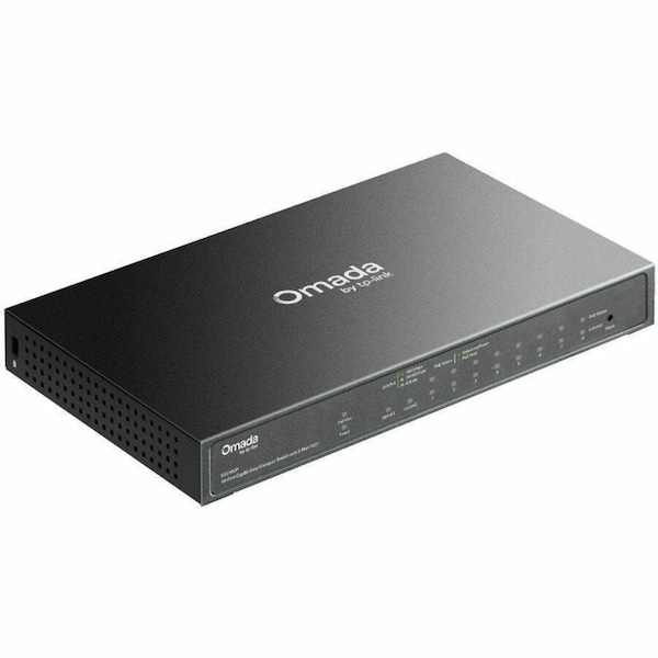 Tp-Link OMADA 10-PORT GIGABIT EASY MANAGED SWITCH WITH 8-PORT POE+ PORT: 8 GIGABIT POE+ ES210GP - main