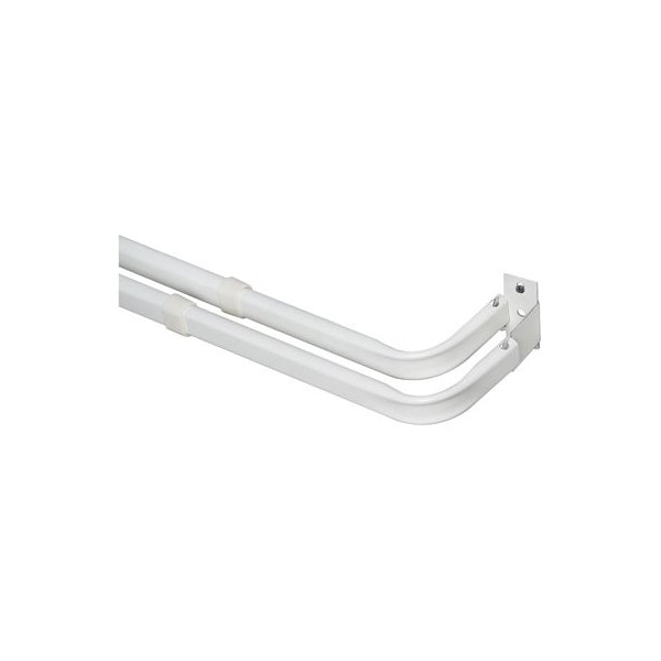 Kenney Mfg 48-86 WHT DBL Curt Rod KN522 - main