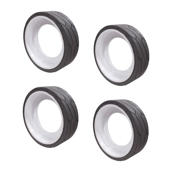 Mytee Products 4Pk JLG 2915012 Non-Marking Rubber Scissor Lift Tire & Bolt Holes, Fits 1930ES, 1230ES, 4PK SL-JLG-323-100x4 - main