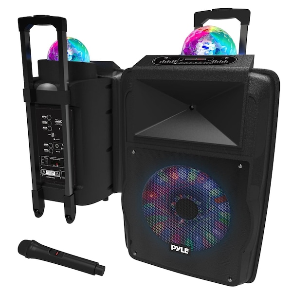 Pyle Wireless Portable PA Speaker System PSUFM1280B - main
