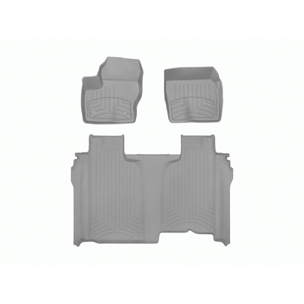 Weathertech Grey, Front and Rear FloorLiner HP 461436-1-5IM - main