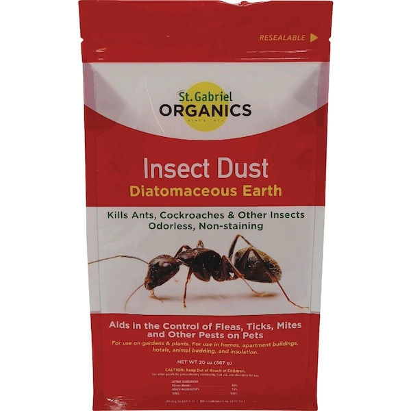 St Gabriel Organics 20 Oz. Insect Dust Diatomaceous Earth 50028-3 - main