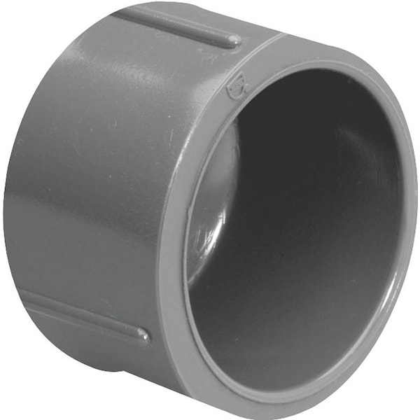 Genova LASCO 847015BC Pipe Cap, 112 in, Slip, PVC, SCH 80 Schedule 847015-BC - main