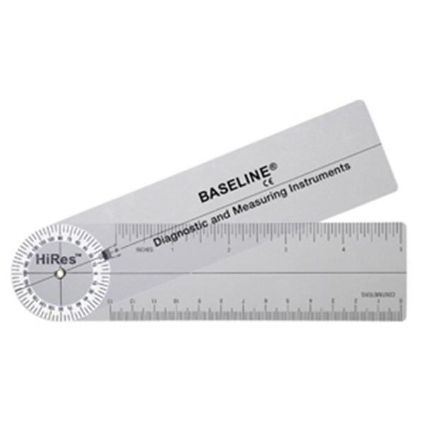 Baseline 360 deg Head Hires Rulongmeter Goniometer with 7 in. Arms Baseline-12-1006HR - main