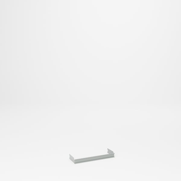 Pucel Versatile Hanger Bar, 25 in W x 8 in D, for Plastic Bins, Light Blue VHB-25-8 - main