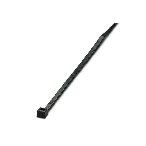 Phoenix Contact Cable Tie, 140 mm L, Black, Polyamide 6.6, 130 N Strength, Heat Stabilized 3240783 - main