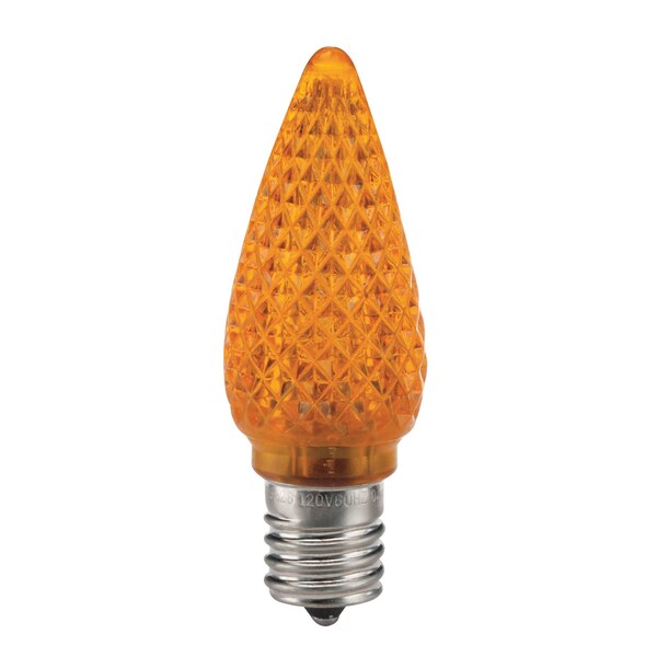Bulbrite 0.6W LED C9 ORANGE E17 120V-25PK 862034 - main