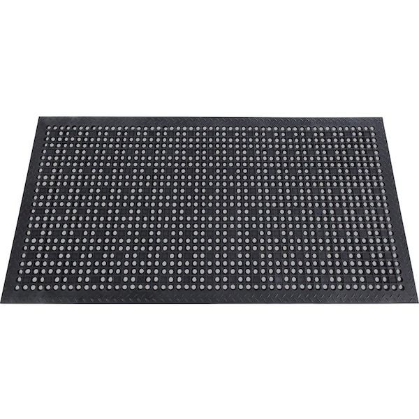 Genuine Joe Genuine Joe Indoor Mat, Black, 36 in W x 60 in L GJO01705 - main