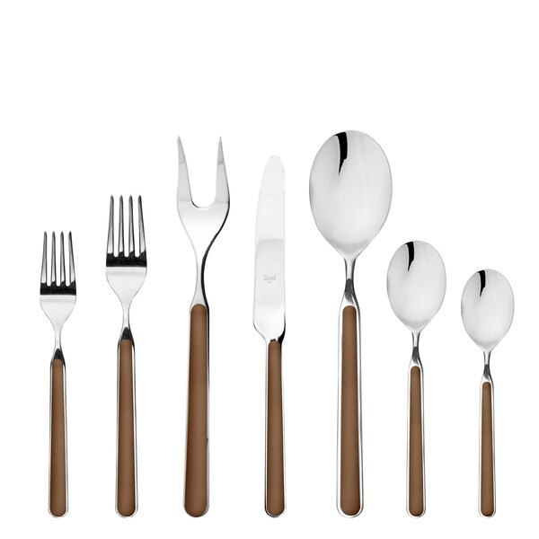 Mepra Fantasia Flatware Set - 32 Pieces - Tobacco 10M622032 - main