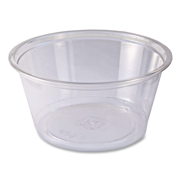 Pactiv Evergreen Recycleware Deli Containers, 5 oz, 3.6 x 2.6 x 1.8, Clear, Plastic, 1000PK 9501008 - main