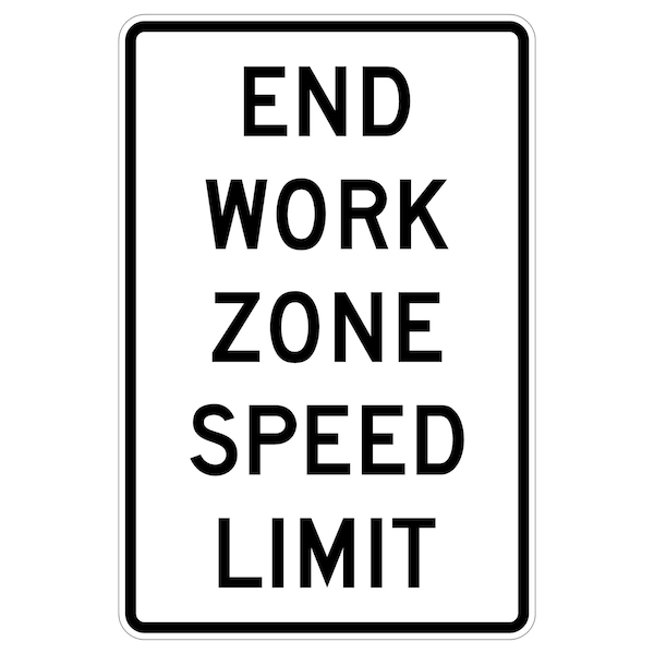 Sign Solutions Usa Traffic Sign, 24 in Width, Aluminum Sign, Vertical Rectangle DUS06DWT2436R2-12 - main