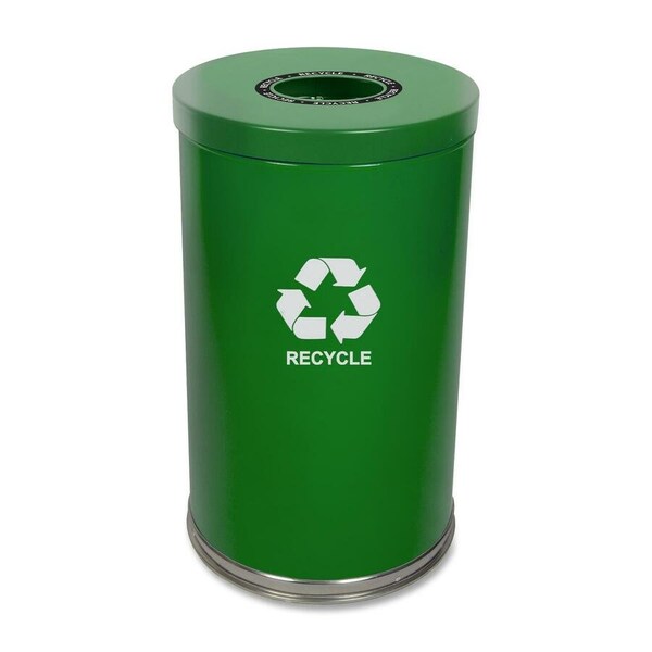Witt Industries 23 gal Round Green, Metal 18RTGN-1H - main
