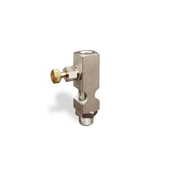Oil-Rite Straight Sight Feed Valves w/1/8in. Inlet, Vented - Handwheel, 1/8in. Female NPT, 1/8in. Male NPT B1628-412B1HW - main