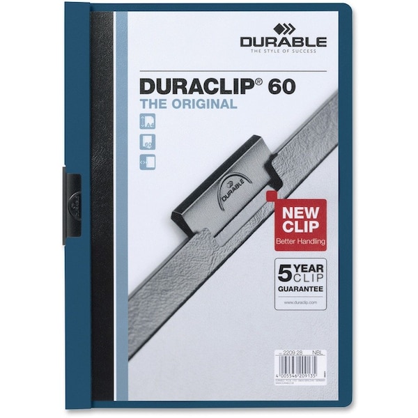 Duraclip Report Cover, 60 Sh, Ltr, Dk Blue, PK25 221407 - main
